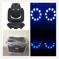 6 pcs with flycase 100w spot led moving head light with 4pcs10w rgbw led mini moving head wash 2 in 1 led spot moving head wash
