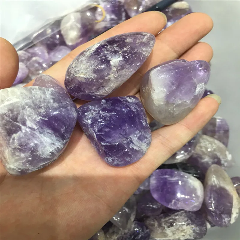 500 г новая Природные бразильский аметист щебня гранулы аквариум украшения