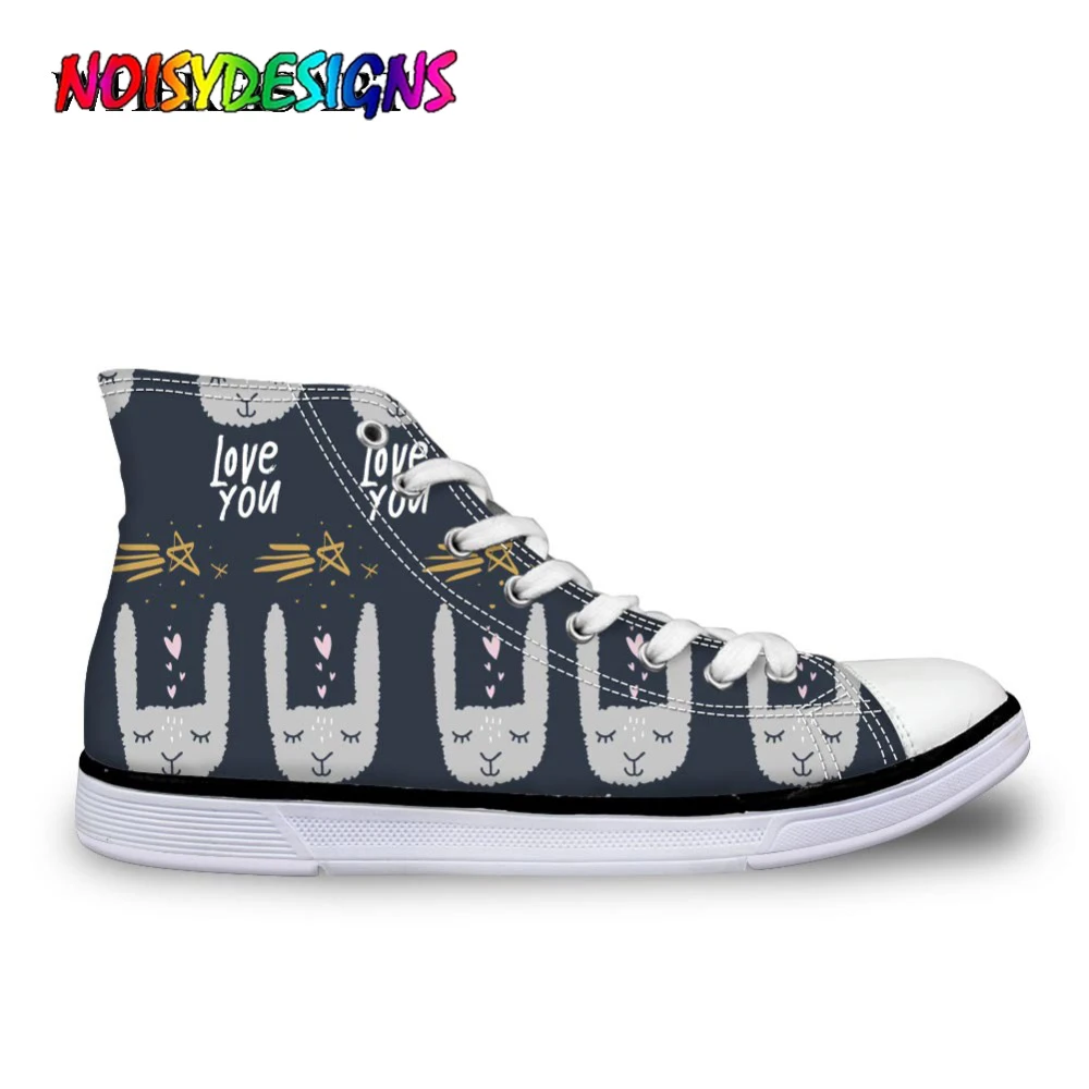 Бесшумный дизайн Женская Вулканизированная обувь Kawaii Rabbit белая парусиновая с