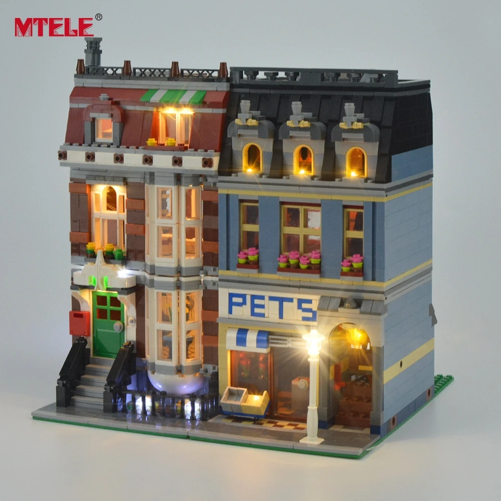 MTELE бренд светодиодный светильник Up Kit для Pet Shop супермаркет светильник ing комплект совместим с 10218(не включает модель