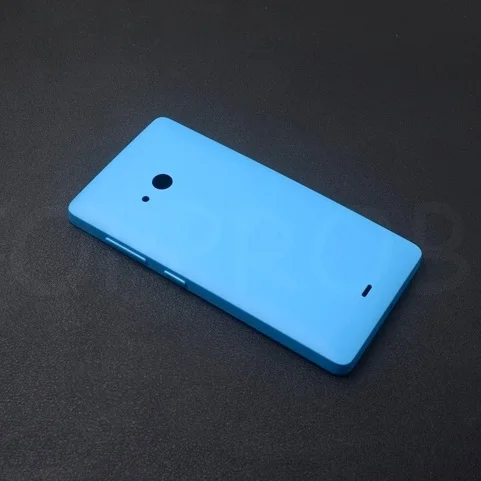 Оригинальная задняя крышка на батарейке для nokia 540 задняя крышка для Microsof lumia nokia 540 задняя крышка чехол+ 1 пленка бесплатно - Цвет: sky blue