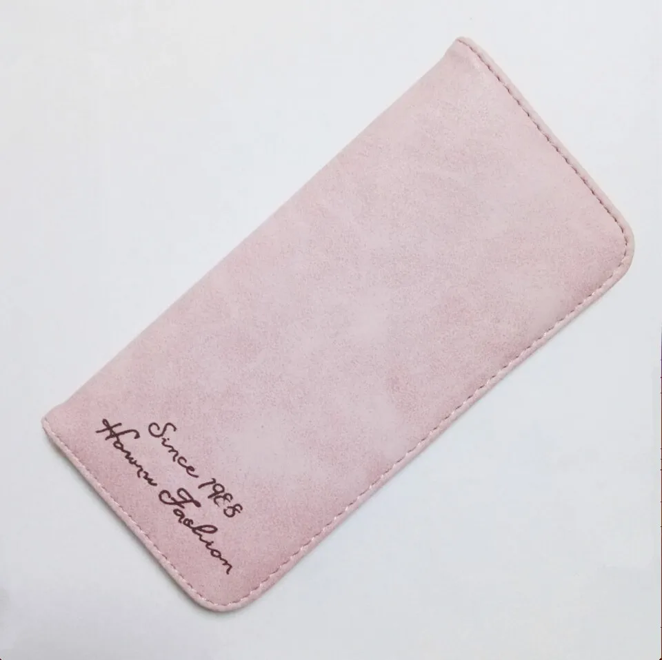 2 light pink PASANNE женский кошелек держатель для карт повседневные женские стандартные кошельки модные длинные женские кошельки Кошелек для студента - Цвет: 2 light pink