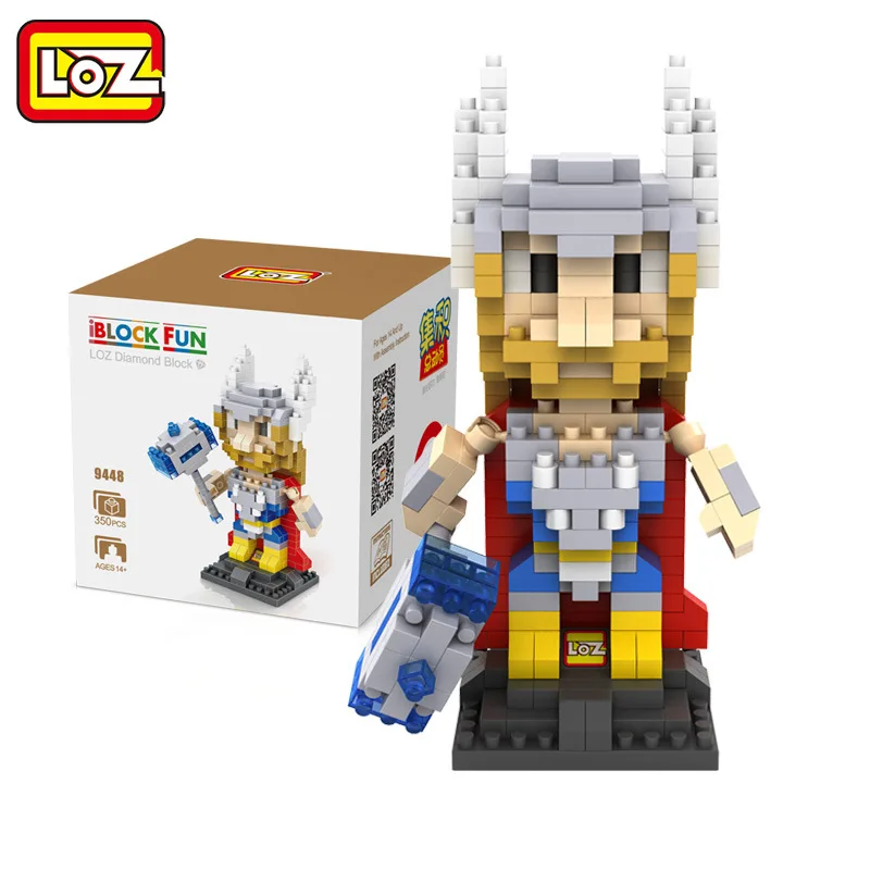 LOZ Diamant блоков фигурка briques строительные блоки супер герой Jouets loisirs Супер-герои