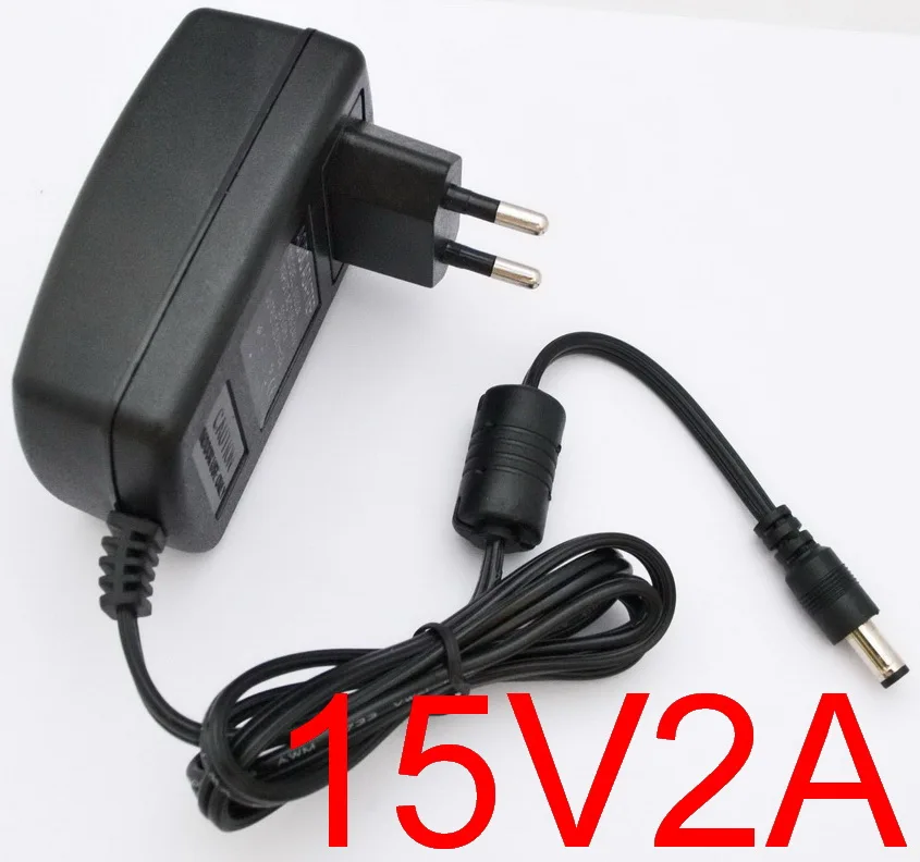1 шт. DC 5V 4A 15V 2A 22V 1A 23V1A 24V 1A 25V 1A AC 100v-240vконвертер импульсный адаптер питания ЕС DC 5,5 мм x 2,1-2,5 мм - Цвет: 15V 2A