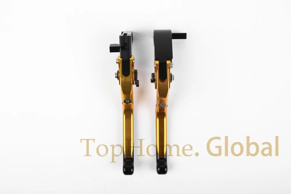 Складные и выдвижные рычаги тормозной муфты для Suzuki GSXR600 2006-2010 Gold &amp Black 2007 2008 2009 |
