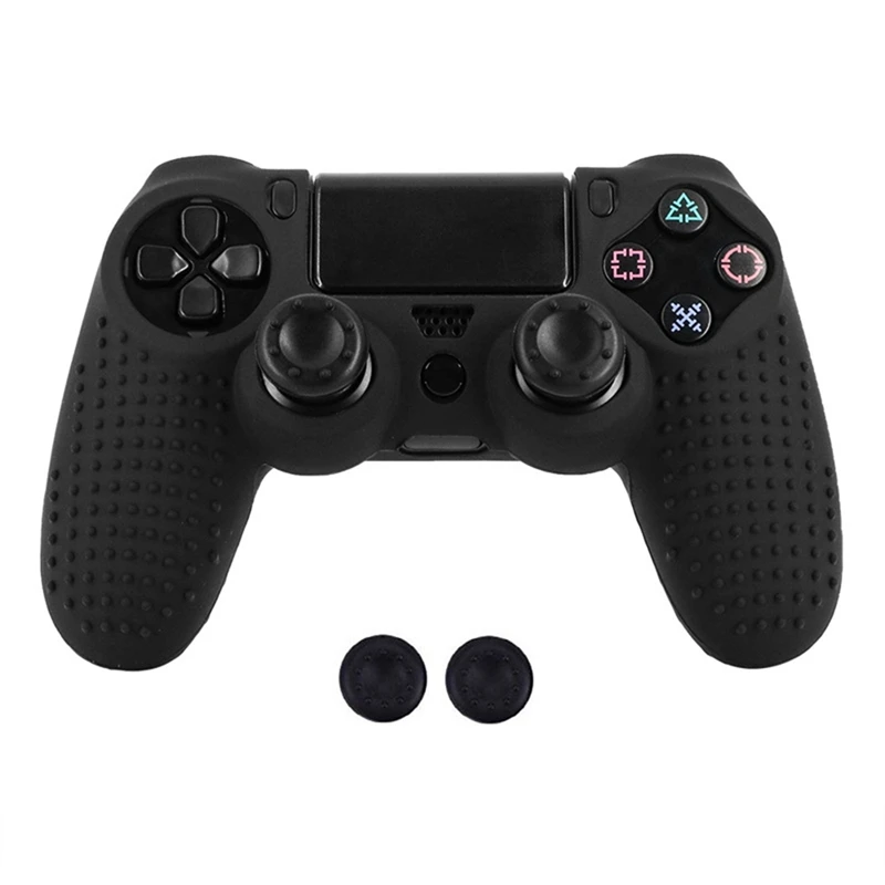 8 цветов Противоскользящий силиконовый кожного покрова чехол для Sony PlayStation Dualshock 4