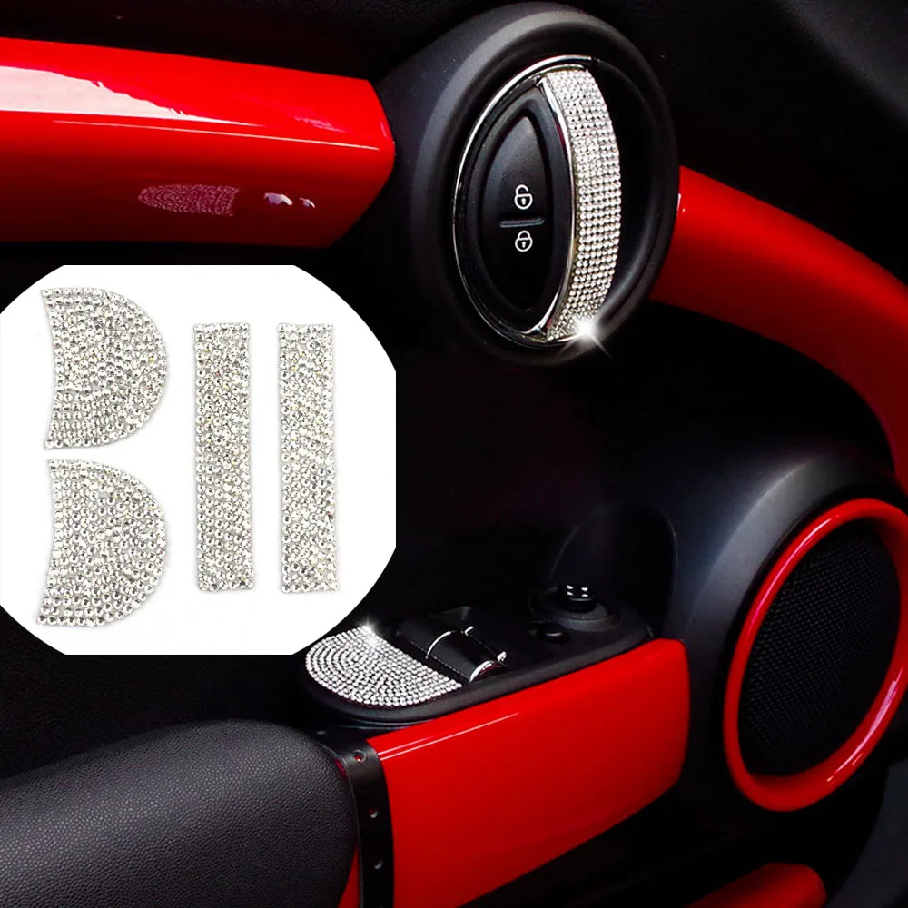 Наклейки на дверную ручку салона автомобиля Хрустальная Обложка наклейки