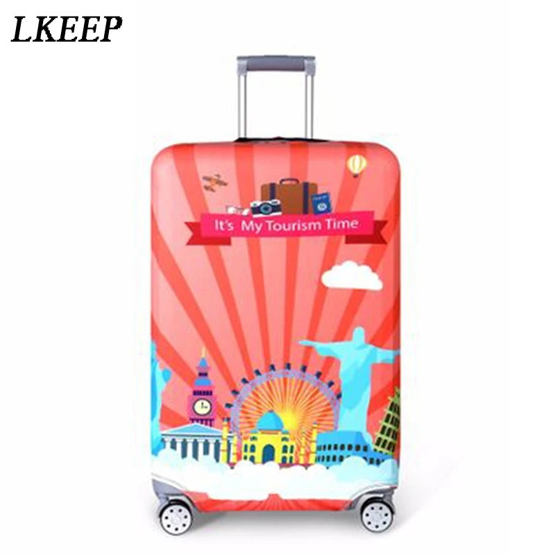 

Thicker Travel Suitcase Protective Cover Luggage Case Travel Accessories Elastic Luggage Dust Cover Apply To 18''-32'' Suitcase