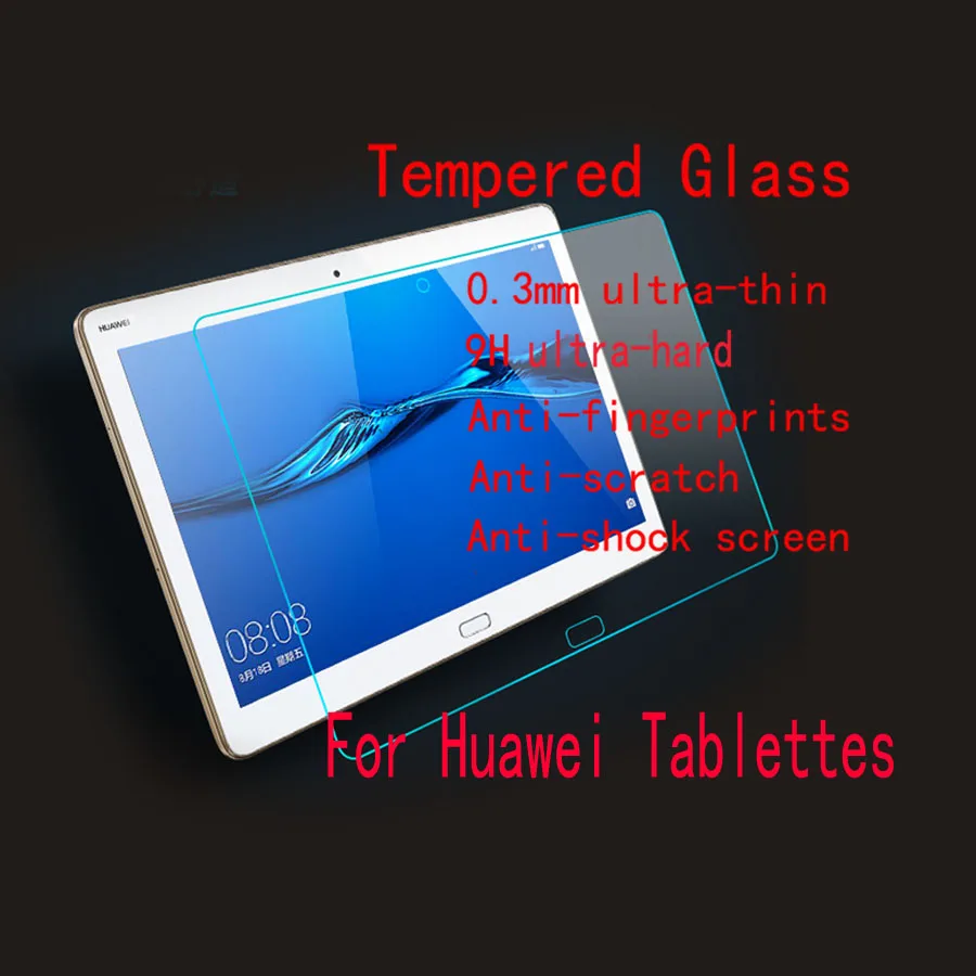 2 шт./лот FENGHEMEI закаленное Стекло протектор для huawei MediaPad M3 Lite 10 8 4 M2 0 M5 m5 Pro 8|tempered glass