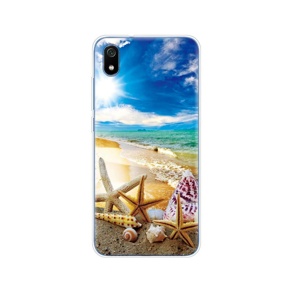 Чехол для xiaomi redmi 7a чехол coque oft tpu задняя силиконовая крышка для redmi 7 a бампер hongmi 7a copas кожа Ударопрочный fundas - Цвет: 10627