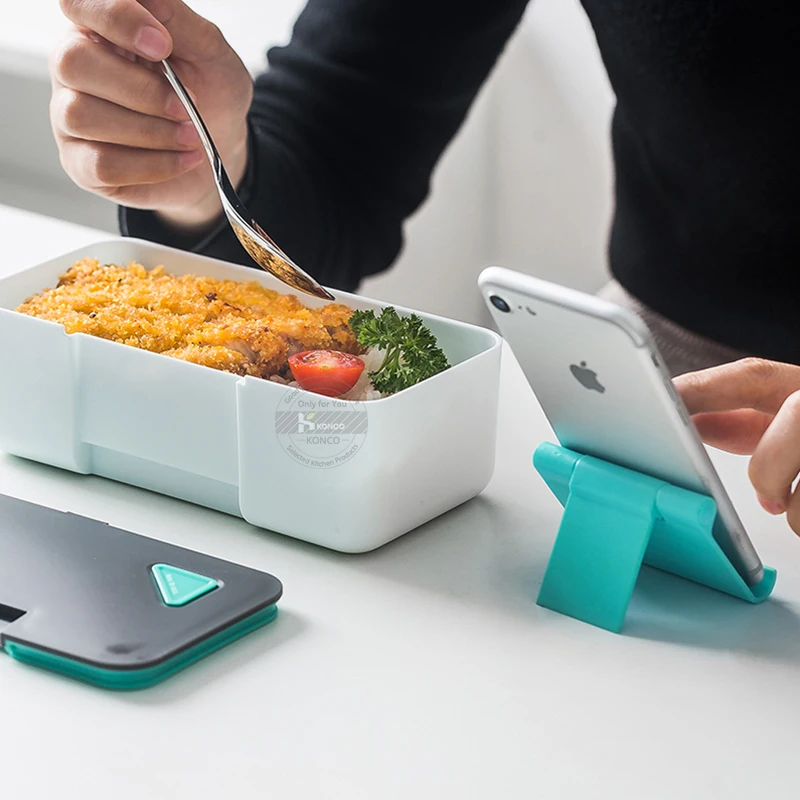 Konco Microwavable Bento Box герметичный Ланч бокс контейнер для продуктов духовка