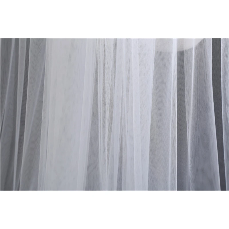 BOAKO дешевые реальные фотографии 3 м белая/слоновая кость свадебная вуаль