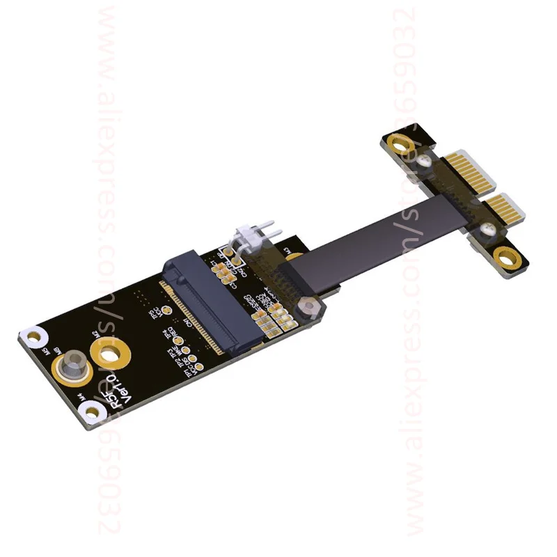 M.2 A.E. Ключ WiFi к PCIe x1 адаптер расширения Gen3.0 беспроводная сетевая карта ленточный