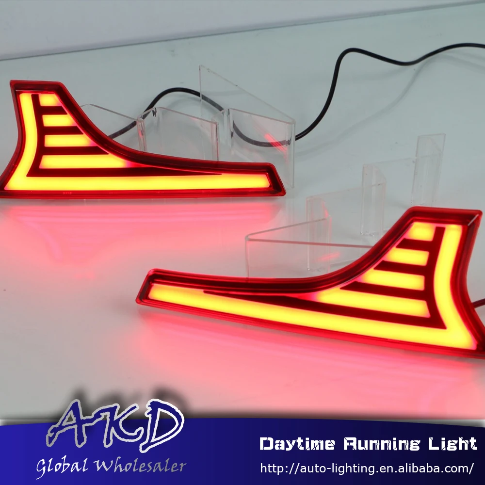 

Car Styling for Suzuki Ertiga 2015-2016 Rear brake lamp for New ertiga rear bumper light DRL brake lamp +Rear Bumpe Reflector