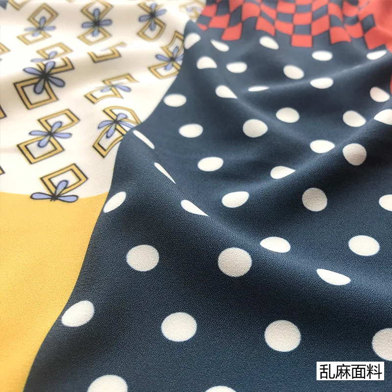 New 145cm wide color matching autumn new digital printing manual DIY clothing custom fabric | Fabric