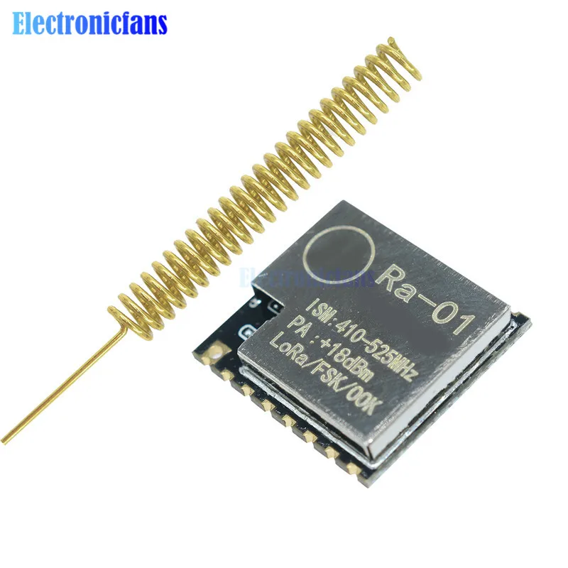 SX1278 Ra-01 LoRa беспроводной модуль передачи спектра 433 МГц последовательный SPI интерфейс Ra-01