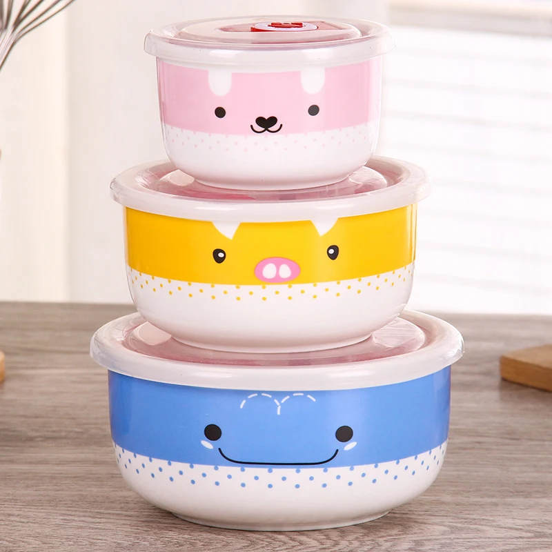 Герметичные чаши керамический фарфоровый холодильник для микроволновой печи