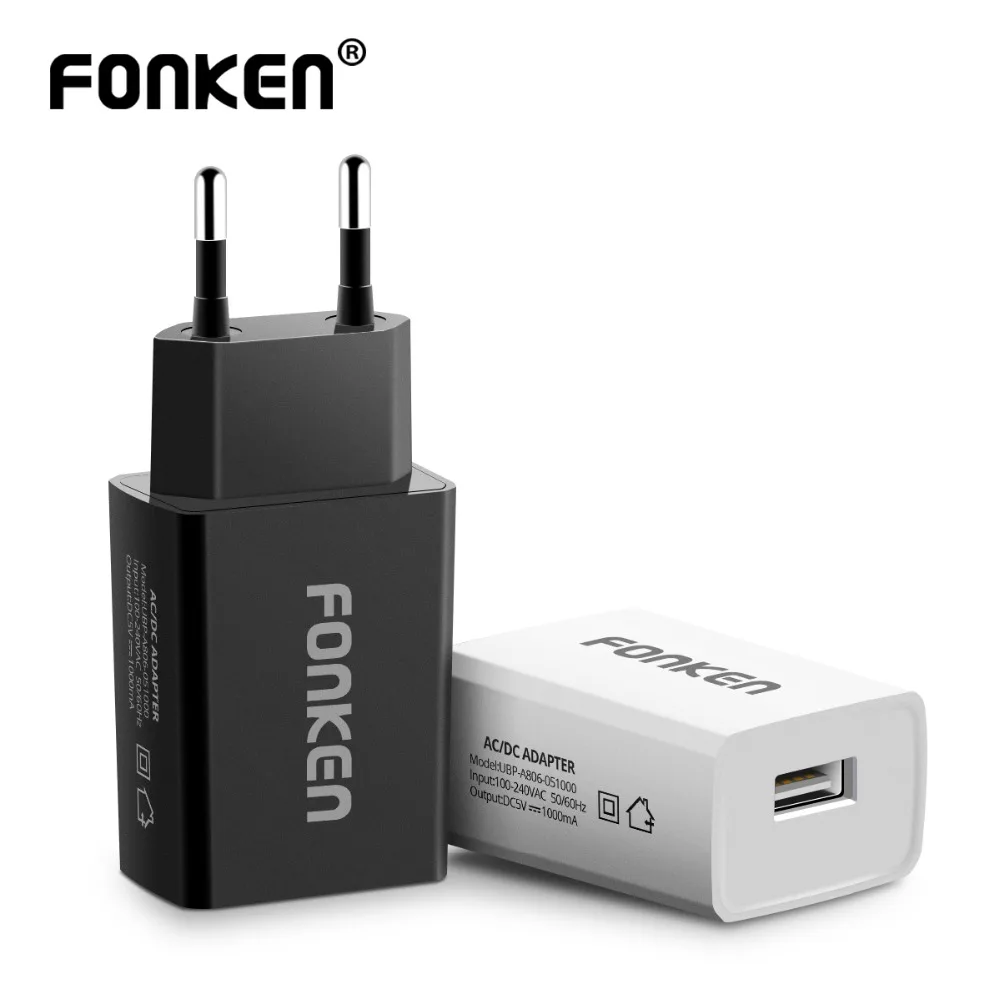 Универсальное зарядное устройство USB 5 в 1 А безопасное для телефона адаптер