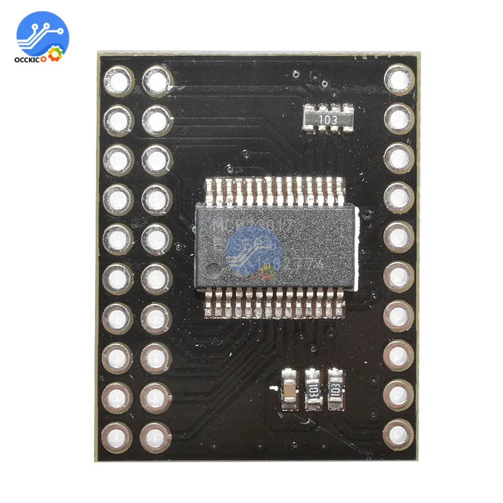 Модуль последовательного интерфейса IIC I2C MCP23017 SPI MCP23S17 двунаправленный 16 битный