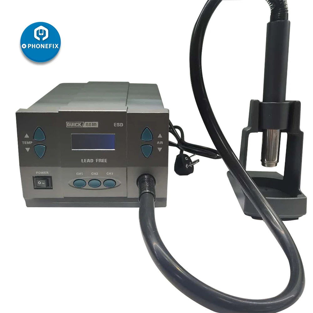 1300 Вт Quick 881D Rework Station 856AD издание в твердой обложке + 861DW флагманская серия плата BGA