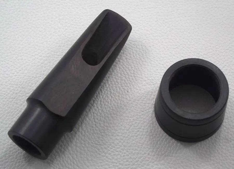 Эбенового дерева мундштук саксофона сопрано и Лигатура качественный материал