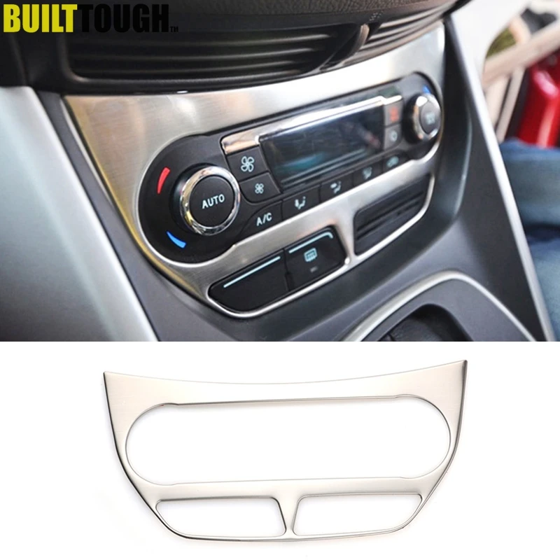 Хромированная ручка панели переключателя a/c для Ford ession Kuga 2013 2014 2015 2016 Украшение