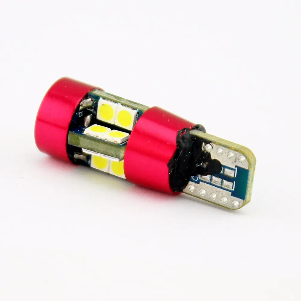 2 лампы Canbus T10 19smd 3030 белый светодиодный светильник для автомобиля сигнальная