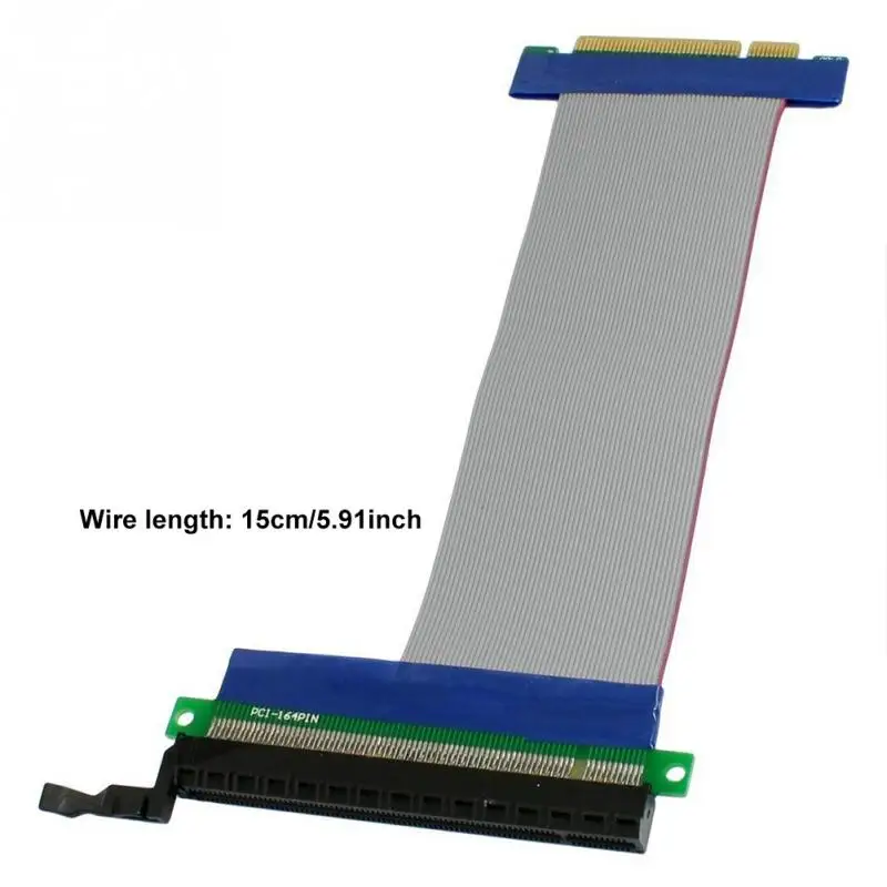 Карта расширения слота 15 см Гибкий Удлинительный кабель PCI Express E 8X до 16X