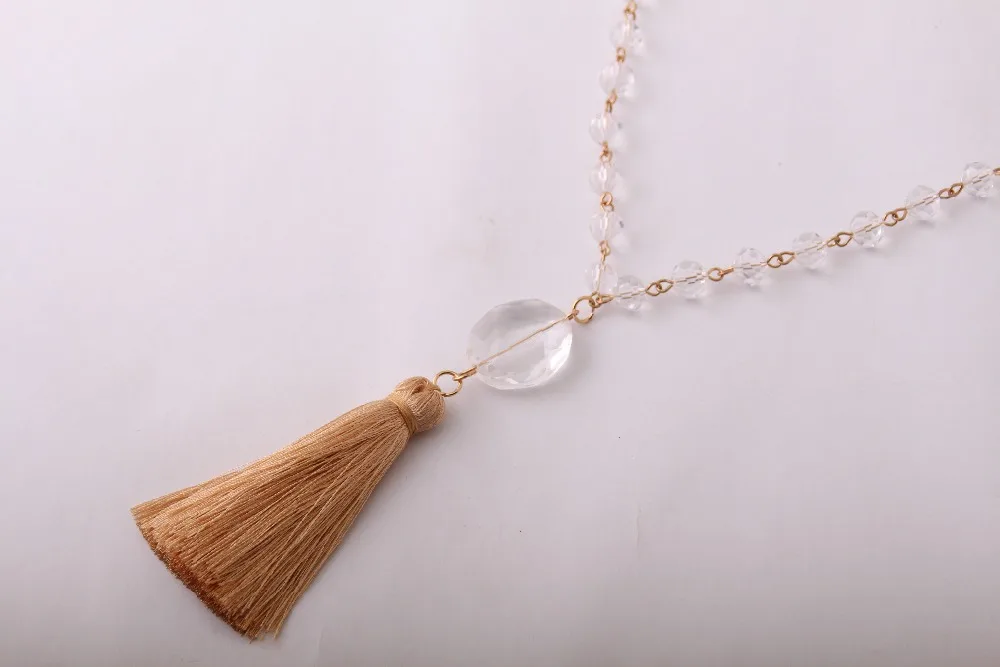 MOODPC модные богемные ювелирные изделия белые Хрустальные стеклянные бусины