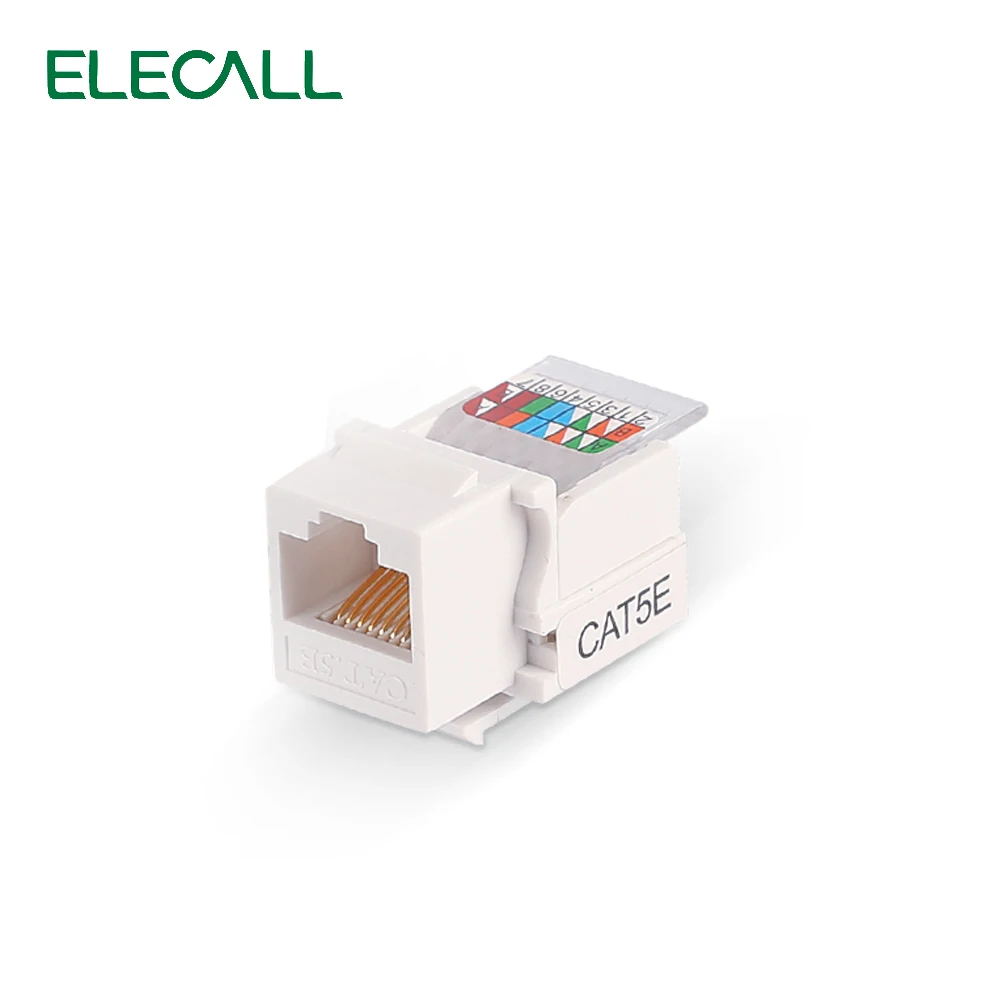 10 шт. без инструментов CAT5E UTP сетевой модуль RJ45 разъем информации розетка компьютерная Розетка Кабель адаптер Keystone Jack для AMP