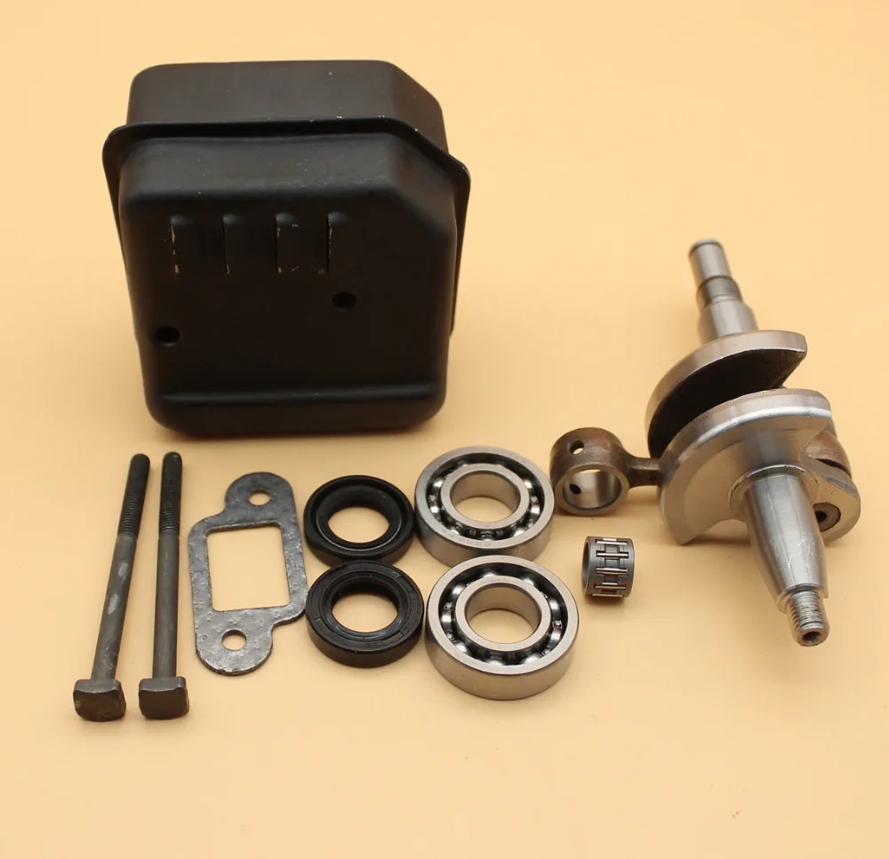 10 мм коленчатый вал подшипника сальник глушитель Болт Комплект подходит STIHL MS170