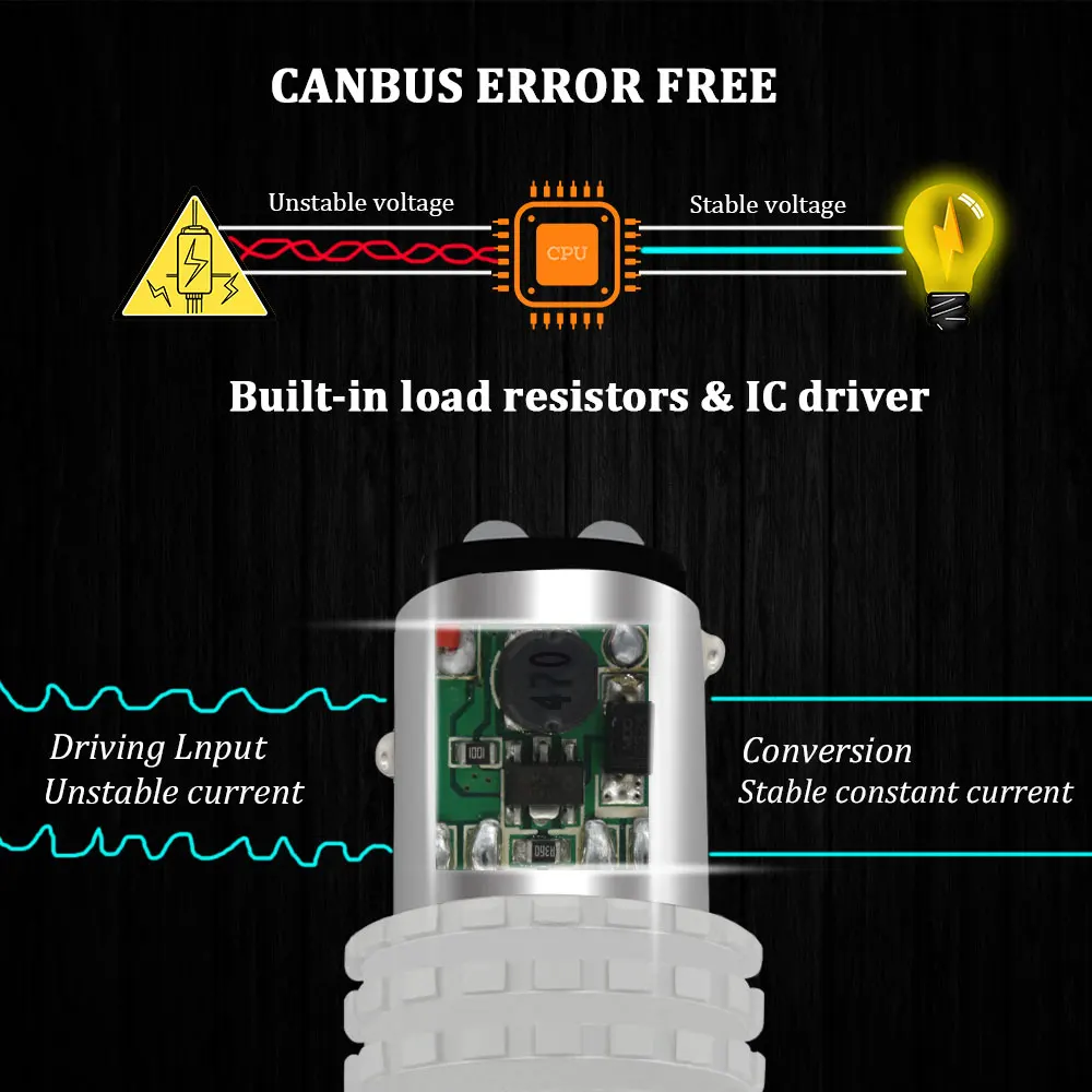BMT аксессуары для авто Canbus 1157 светодиоды led светодиодные лед лампы BAY15D W21/5W W21 5W