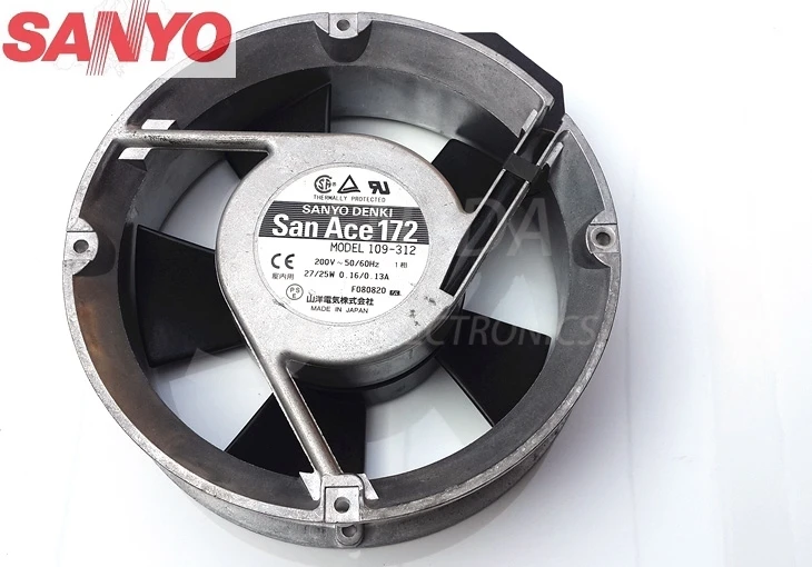 Для Sanyo 109 312 AC 200V 27/25W 17050 17 см шкаф серверный инвертор компьютера ПК Корпус