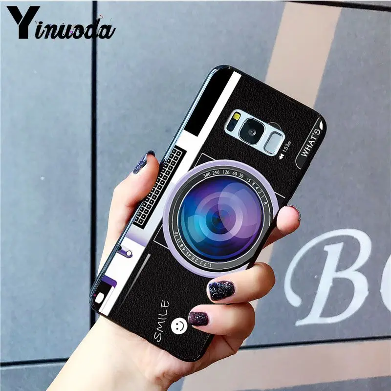 Цветной милый чехол Yinuoda в стиле ретро для телефона Samsung Galaxy S9 S20 S10 Plus S10E S6 S7 S8 S9Plus |