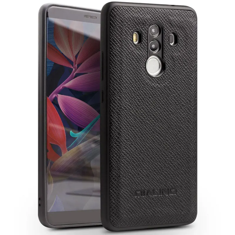 QIALINO флип-кейс из натуральной кожи для Huawei mate 10 5,9 дюймов Роскошный чехол для телефона mate 10 Pro 6,0 дюйма с отделениями для карт