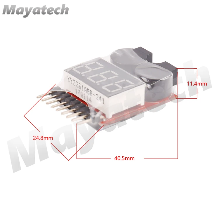 1 8S Lipo/li ion/Fe RC батарея лодки 2 в тестовый er светодиодный тестер низкого напряжения