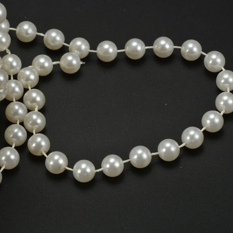 10 мм перламутровая гирлянда с бусинами веревка для шпули свадебные украшения в