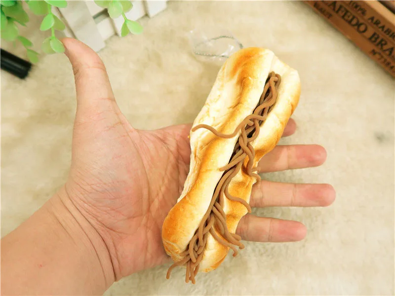 Noodles sandwich 1 style original packaging simulation of bread pendant squishy Classic collection free shipping | Игрушки и хобби