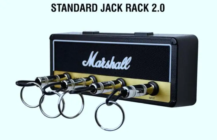 Реечный усилитель Marshall Jack II, винтажный гитарный усилитель, держатель для ключей, 2,0, Marshall JCM800, держатель для ключей Marshall