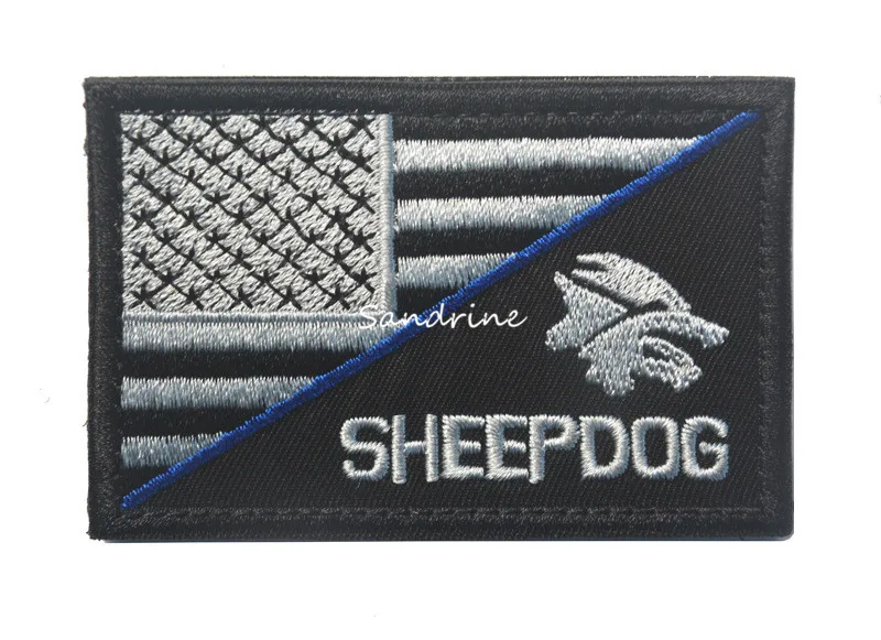 6 Model Dog Flag Sheepdog Tactical Patches Army Embroidery | Дом и сад