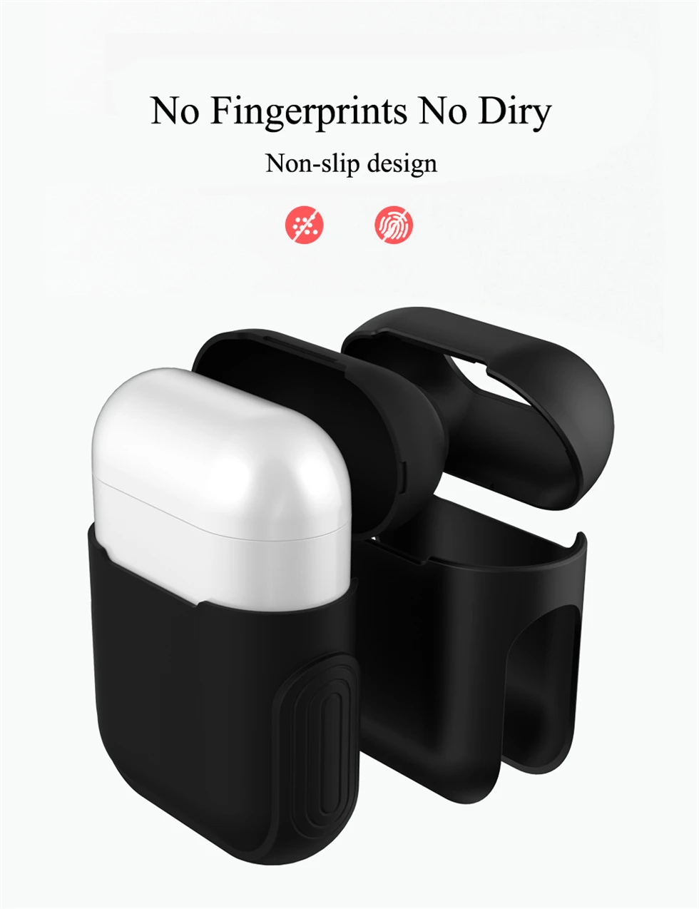 Inpher ТПУ+ PC Силиконовые беспроводные Bluetooth наушники eadphone чехол для AirPods Защитная крышка аксессуары для кожи для Apple Airpods