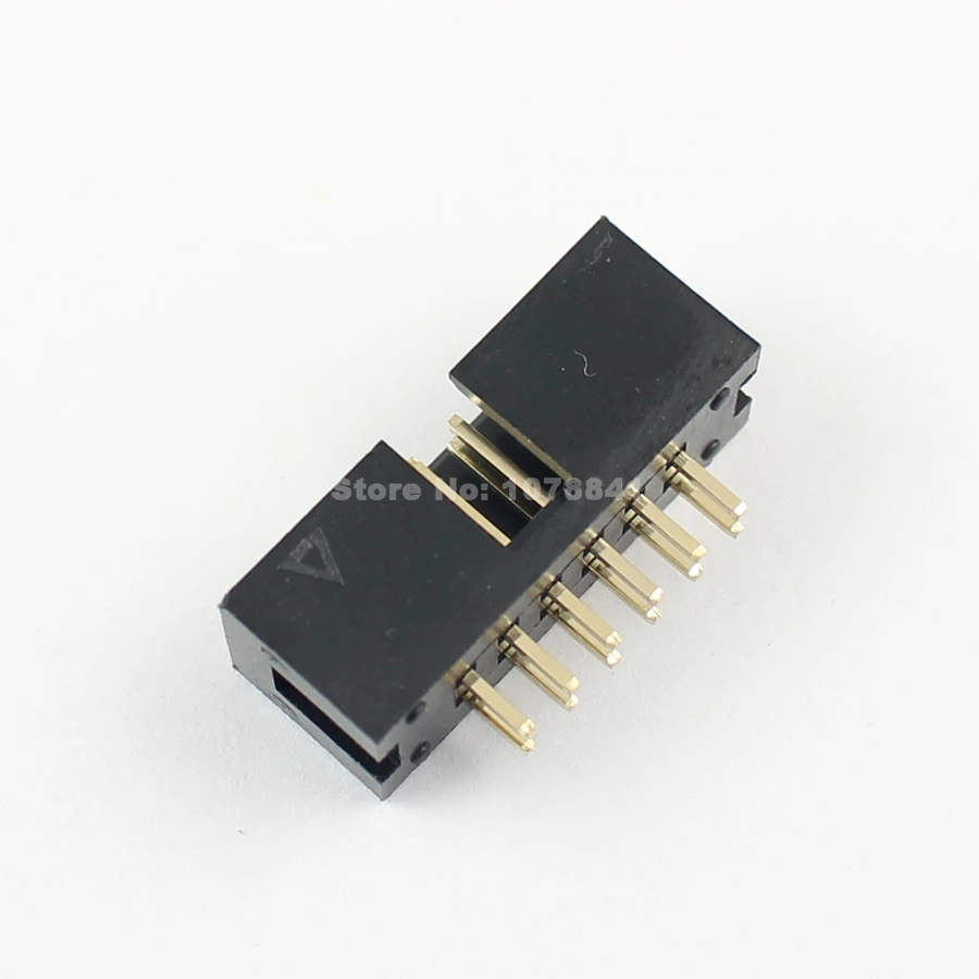 10 шт. 2 54 мм 2x6 Pin 12 штепселный Прямые мужской окутанный PCB Заголовка коробки разъем