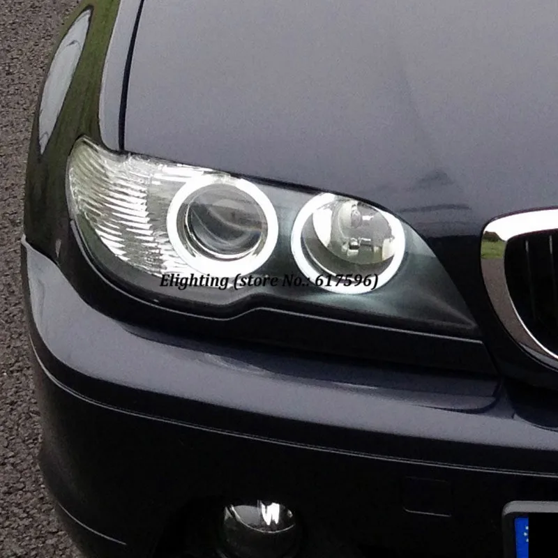 CCFL ангельские глазки теплый белый ореол кольцо для BMW E46 2 двери купе 320 325 330 2004 2005