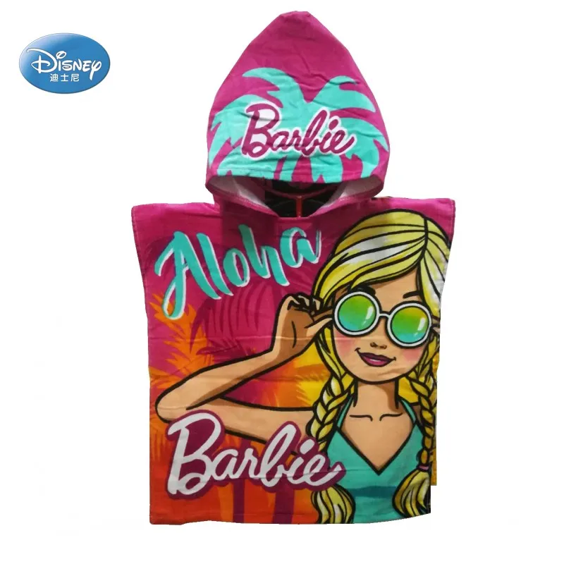 Disney лиличем Sophia Bella/платье для маленьких девочек с капюшоном банное полотенце-накидка впитывающий халат одежда для малышей для принятия солнечных ванн, Полотенца 50X115 см