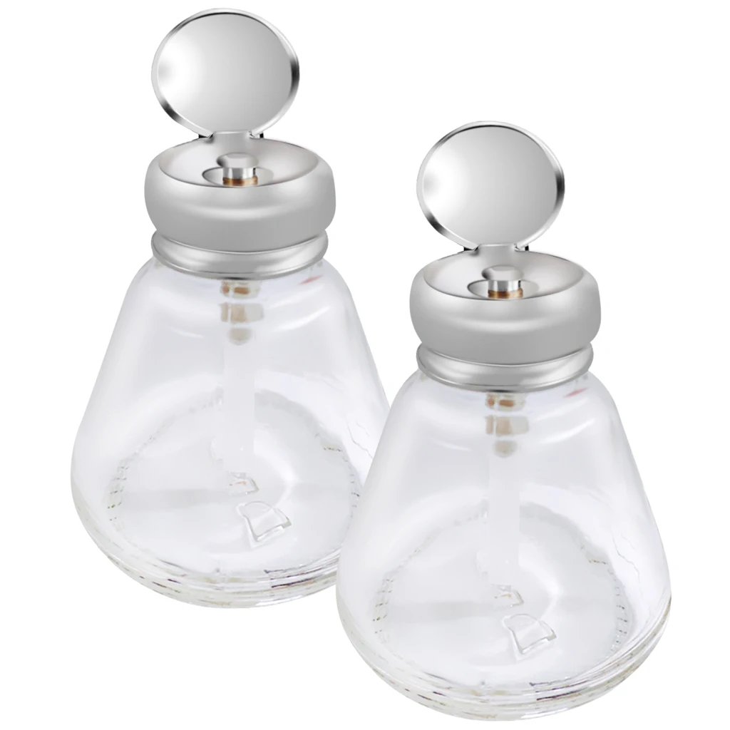 2 шт. флакон дозатор для жидкости снятия лака ногтей 150 мл|Многоразовые бутылки| |