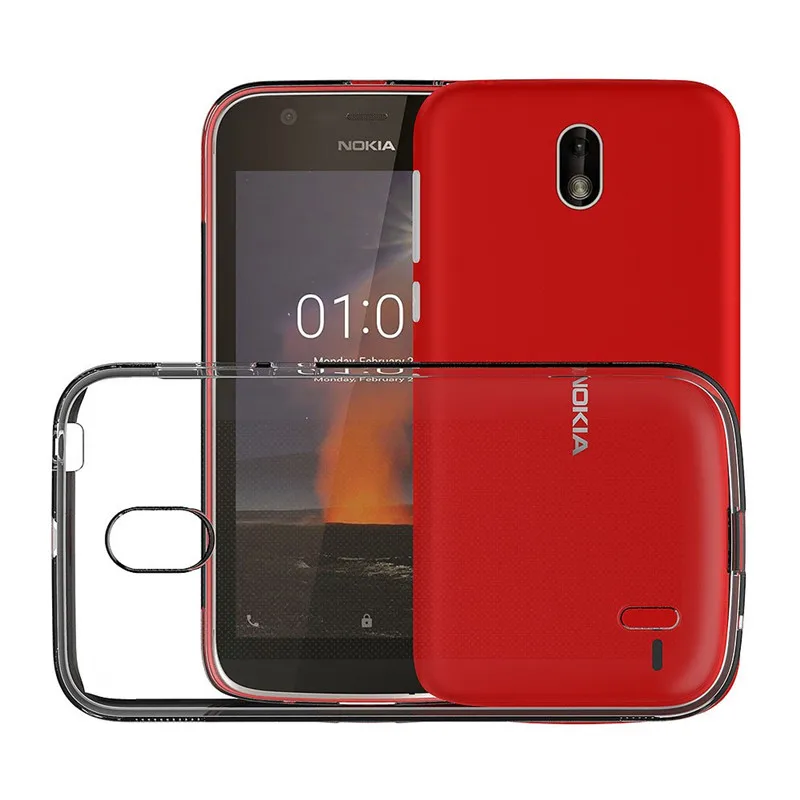 Чехол для Nokia 1 чехол 2018 Мягкая силиконовая задняя крышка телефона TA-1047 TA-1060 TA-1056