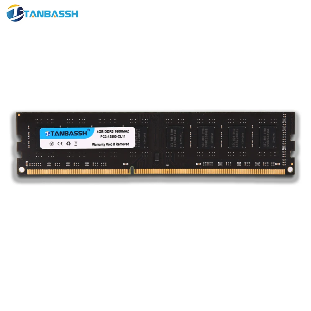 Оперативная память DDR3 4 ГБ/8 ГБ 1600 МГц настольная память 240pin 1,35 в PC3L настольная оперативная память Новая Память DIMM для AMD/Intel TANBASSH