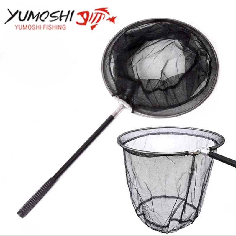 Портативная рыболовная сеть YUMOSHI 210 см Выдвижная телескопическая сажающая из