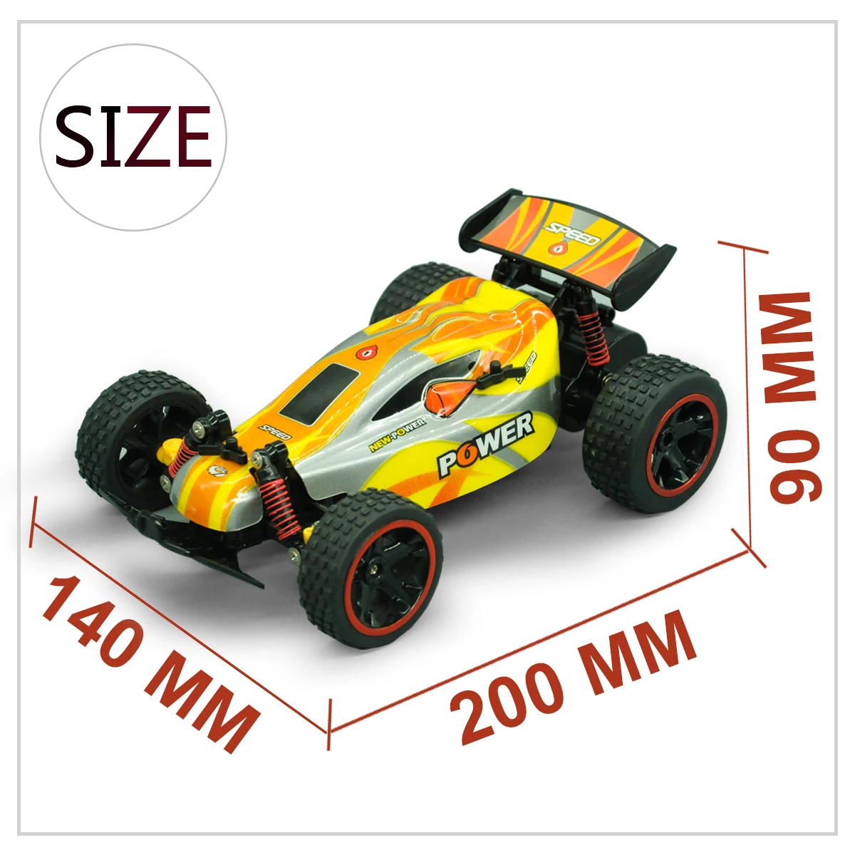 Sinovan RC автомобиль высокой скорости 1/16 радио управления ed машина 4CH пульт