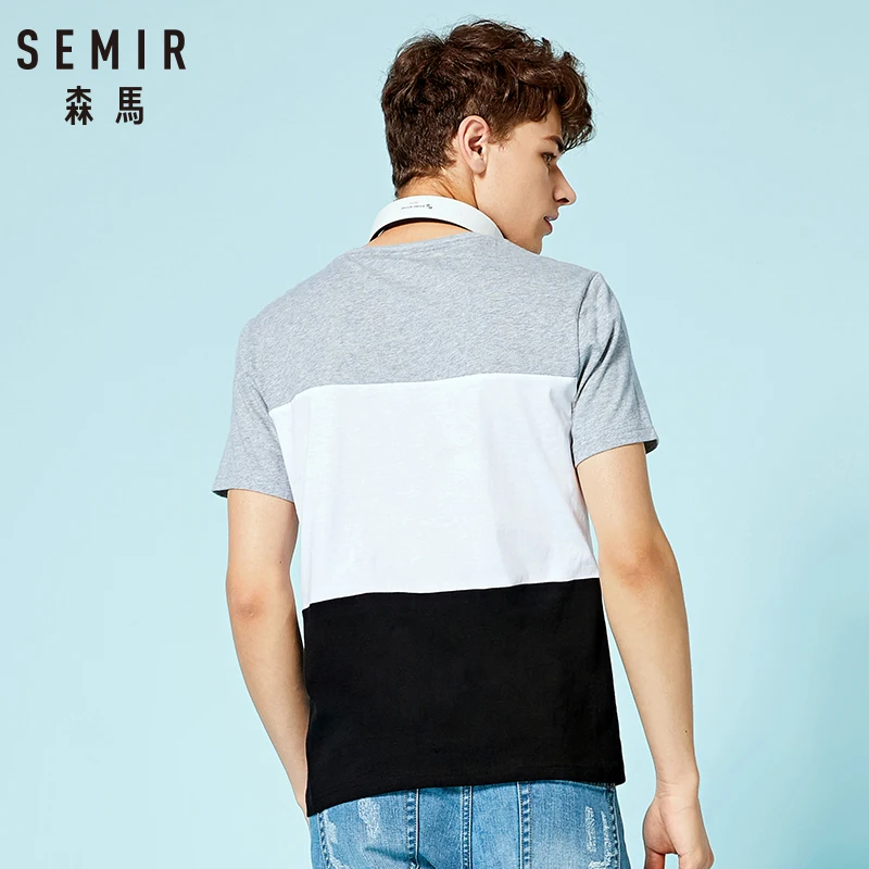 SEMIR футболка Студенческая Забавные футболки с короткими рукавами мужские